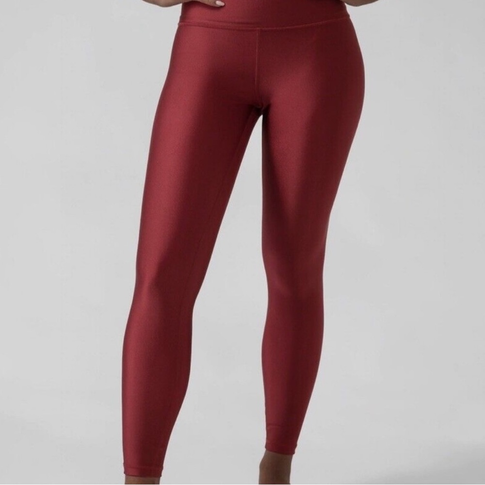 Red Elation Shine Leggings